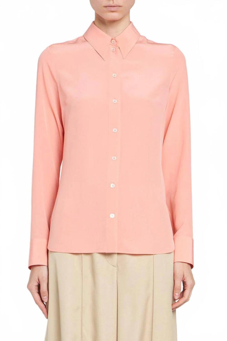 NEW STELLA MCCARTNEY iconic button down shirt in billini rose